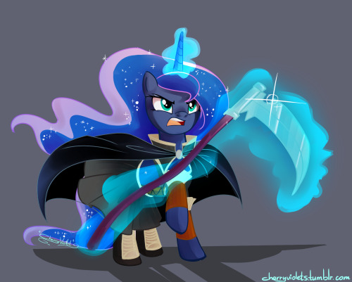mlpfim-fanart:  Luna Sto Helit. by CherryVioletS