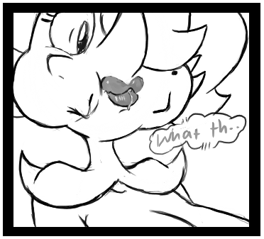 roymccloud: As soon as cum touches anywhere of her face..she has this tendency to swallow for some reason. People pay well for her to swallow and well..i-instinct kicks in?No pokemon were harmed in the making of this plot  hehe~ ;9