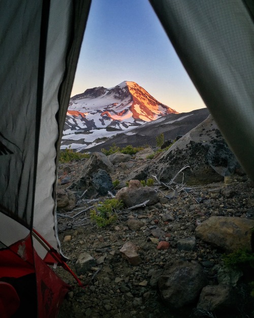 Hard to go to bed for an early wake up call when your tent view looks like this.