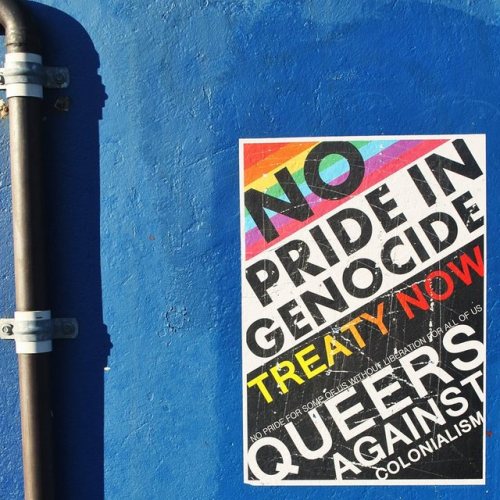 Radical Queer posters seen around Brisbane, courtesy of rad queer crew ‘No Pride In Police’
