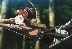 thuglevi:  SnK OVA &amp; Sasha + badassery 