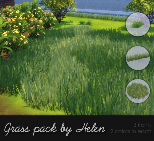 TS4 Grass packhttp://helen-sims.blogspot.ru/2016/07/ts4-grass-pack.html