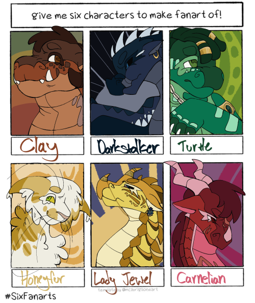 6 Characters Challenge!! Ty To Everyone Who Requested Someone :))