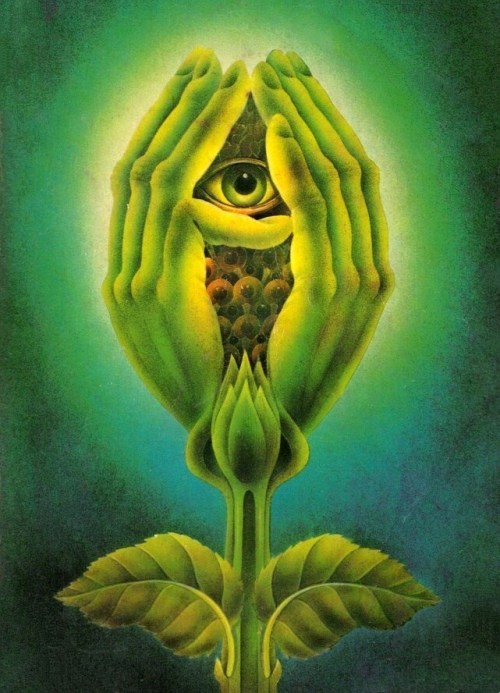sciencefictiongallery: Alan Aldridge - The secret life of plants, 1975.