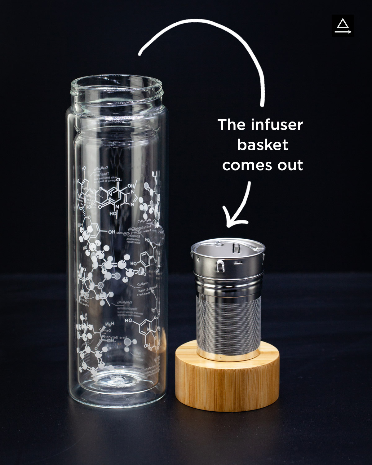 Tea Chemistry Infuser  Glass Tea Infuser – Cognitive Surplus