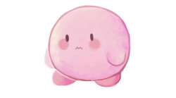 drawkill:  Here is a kirby I never posted when I was testing brushes.
