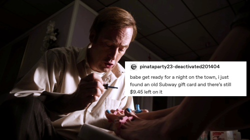 wouldntiwexler:better call saul as tumblr text posts, part three of ??? (jimmy and kim edition)