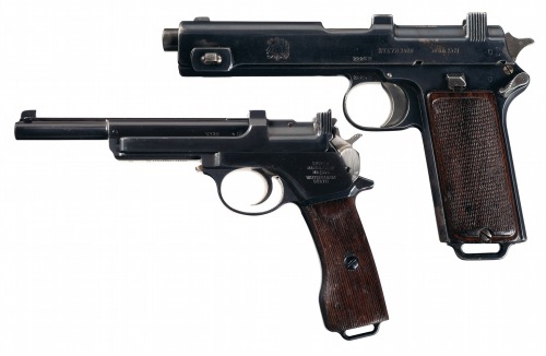 twippyfan:Automatic Pistols (top)  “STEYR 1912 MOD. 1911”                             (bottom) “ MAN