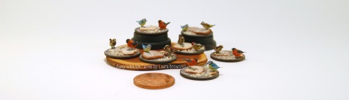 Birds Feeding on Bread Away with the Fairies by Laura Brownhillhttps://www.etsy.com/uk/shop/CountryT