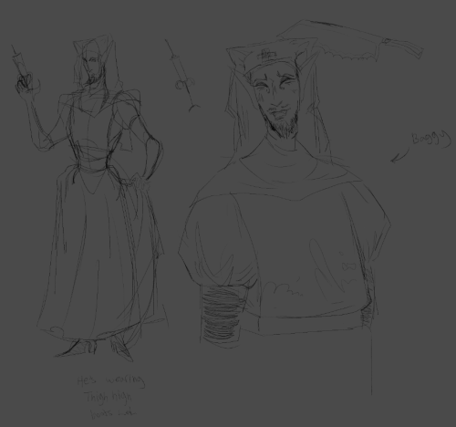 @rjavenuru Doodles Of The Vampire Nurse As Promised. Worlds Prettiest Blood Whisperer