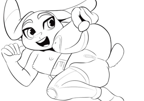 Porn Wip Judy Hopps lineart. photos