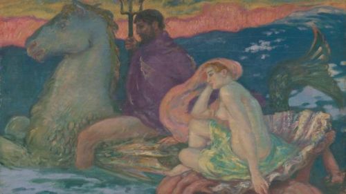 loumargi:Poseidon and Amphitrite Rupert Bunny, 1913