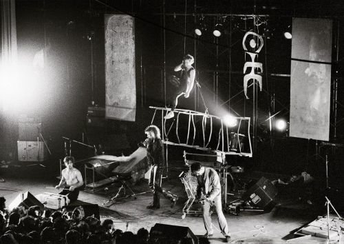 Einstürzende Neubauten live at KorakuenHall, Tokyo, 21.05.1985Photo by Masataka Ishida