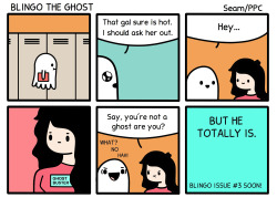 prettyplaincomics:a ghost comic