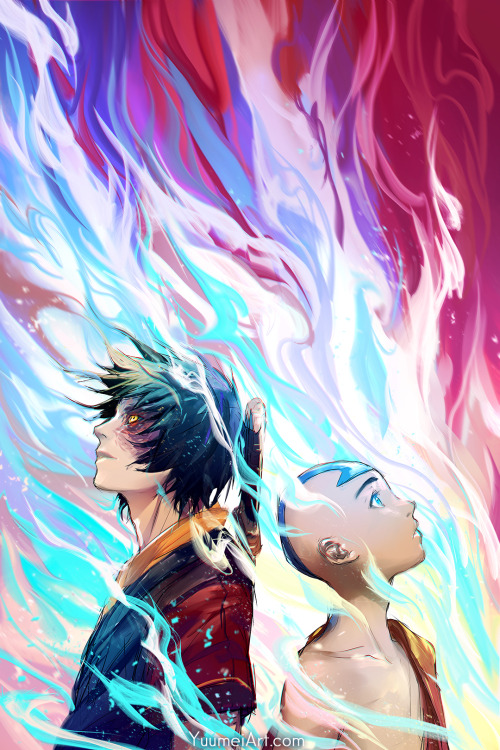 yuumei-art:I’ve been wanting to do a fanart of this scene from Avatar FOREVER. Zuko’s redemption arc