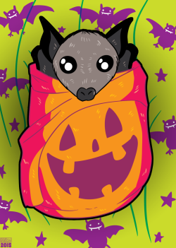 Bit behind once again on Drawlloween. Anywho, yesterday’s theme was, “Bat” so I drew a cute bat!