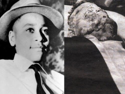 Emmitt Till, credit Chicago Defender for photo in casket