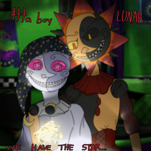 The First Drawing Of Lunar And Eclipse I Made