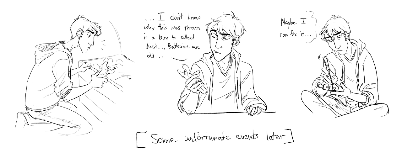 bonkalore: I thought I’d rummage through my drawings of shit I keep not posting….