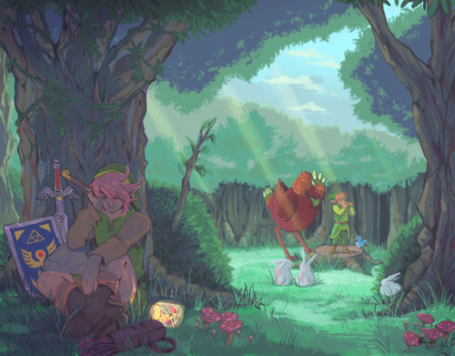 feathernotes: And here is my Link to the Past piece for the Legend of Zelda: Hero of the Ages Anthol
