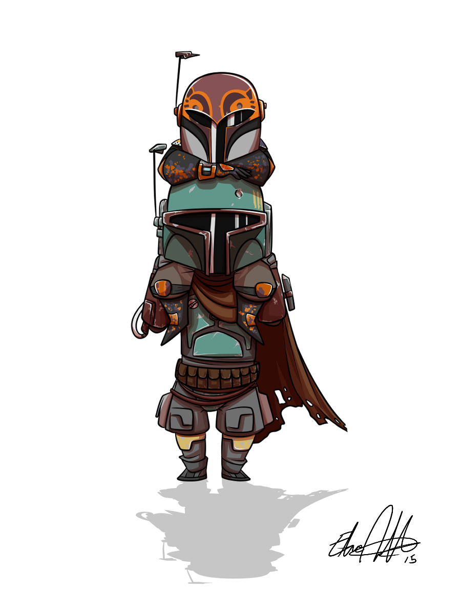 lledra-fanstuffs:  Lil’ Mandos 
