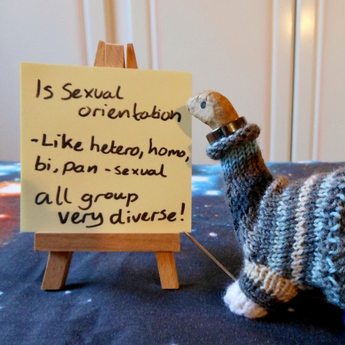 new-ace-on-the-block: Tiny Dinosaur wanted to help out with awareness so he made a tiny presentation