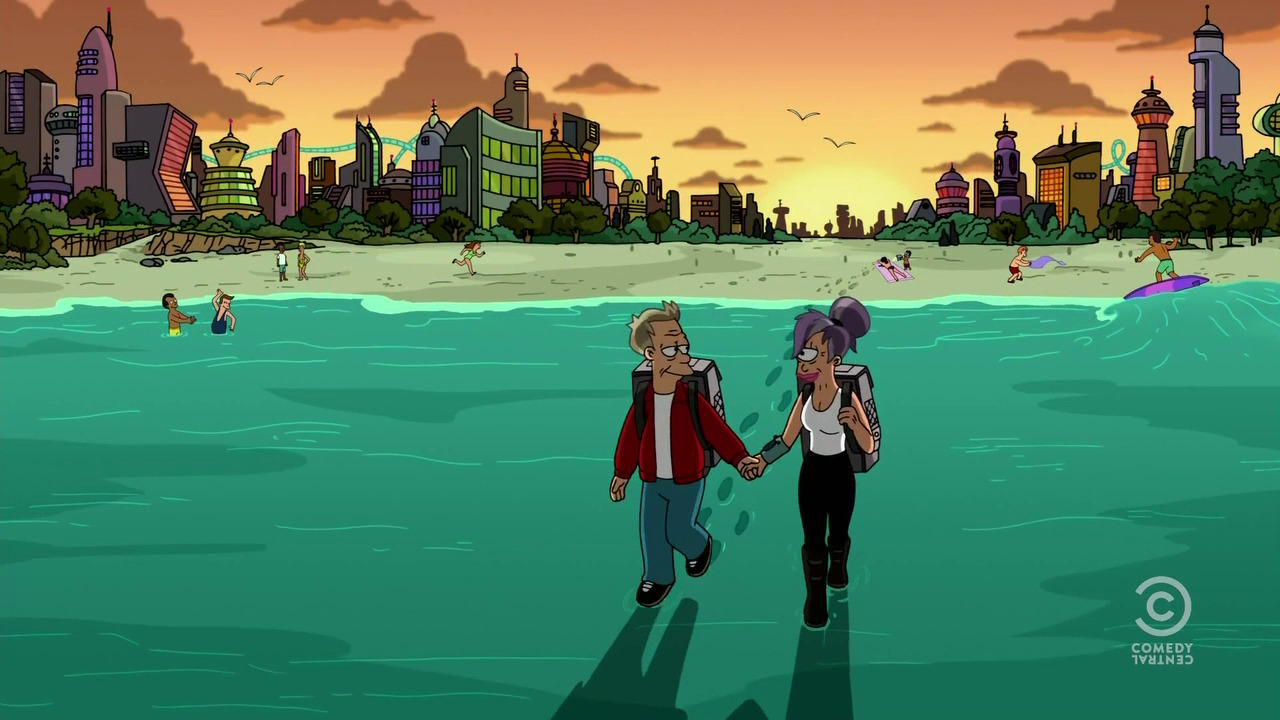 vampirefreakism:  luminoxxie:  haanigram:       THE LAST EPISODE OF FUTURAMA 1999