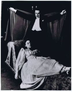 ronaldcmerchant:  Lugosi on stage-late 1940′s