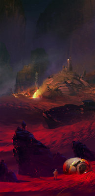 cinemagorgeous:  Red Planet by artist Vitali