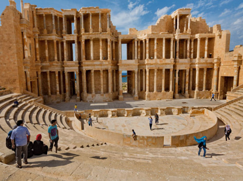 More photos of Roman cities in Libya from National Geographic. 