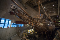 wanderingmark:  Sunken Warship Vasa- Stockholm, Sweden: November 2015.  17th Flagship on the Swedish Fleet, Sunk in 1628 during the maiden voyage.  Recovered in 1961 and preserved. 
