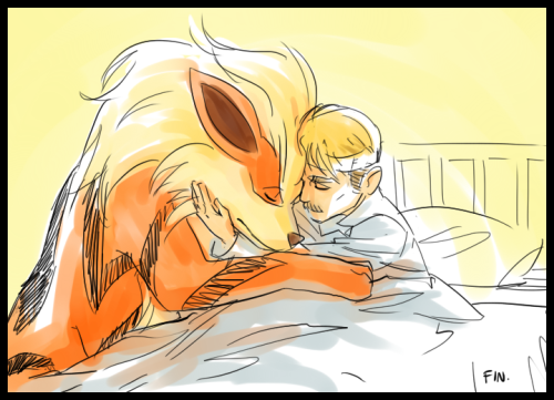 weesito:  alldarkntwisty:  nitefise-art:  We’ve gone so far  My heart  I always wanted an Arcanine. 