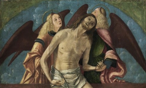 Vittore CarpaccioThe Pietà with two Angels