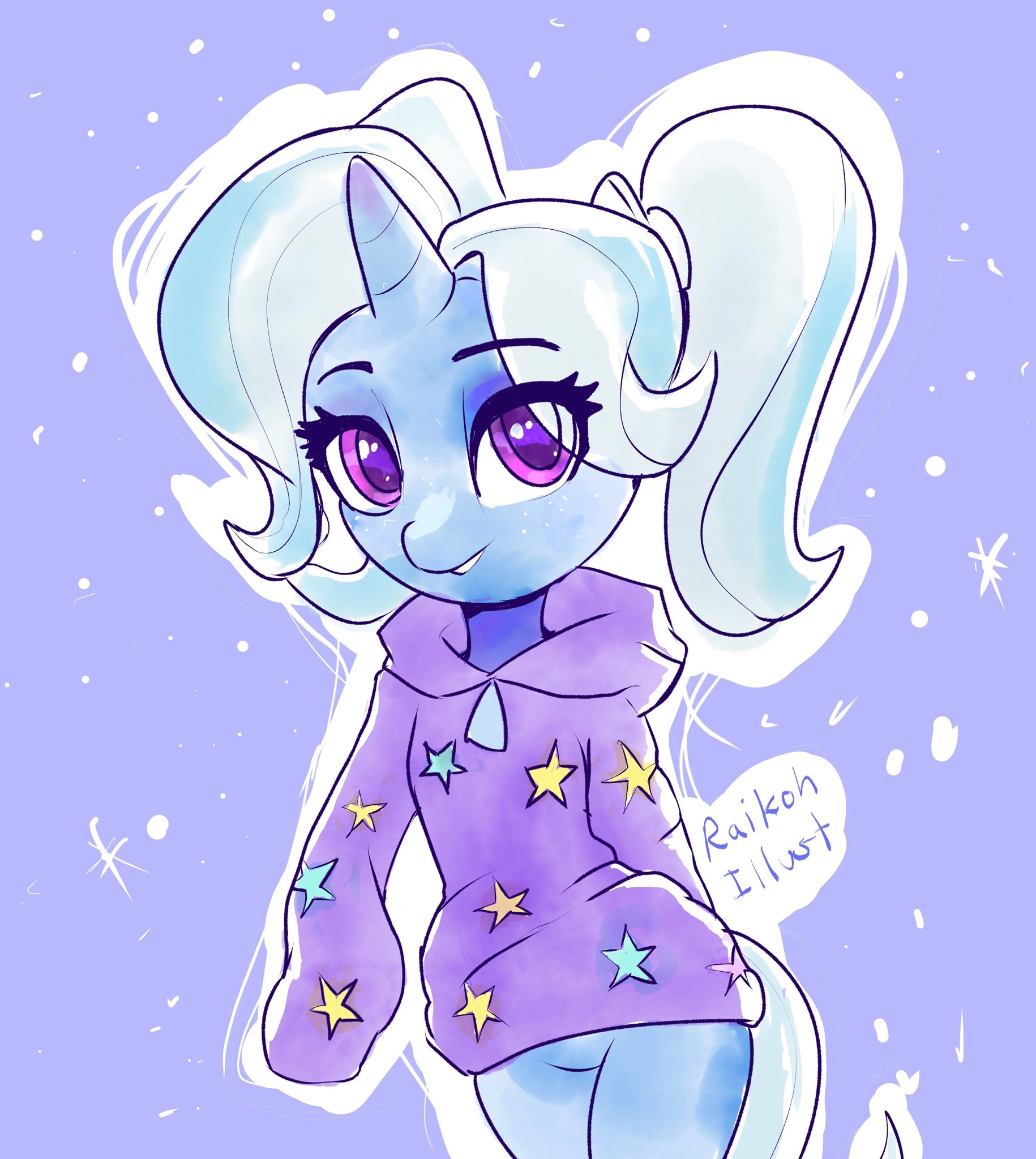 kartoonkorner:Wanted to draw something based on this look of Trixie 