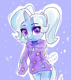 kartoonkorner:Wanted to draw something based on this look of Trixie 