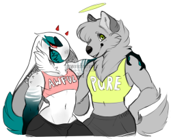 temperedfoe:  sinnamon and cinnamon  :3c @motok-wolf 