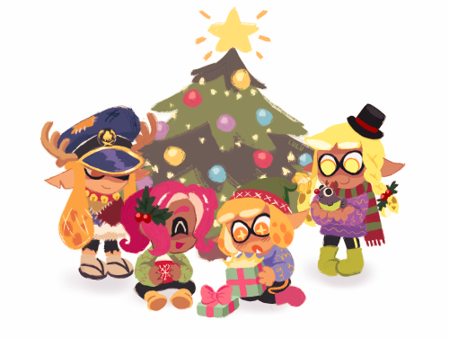 Seasons Greetings From Squidbeak Splatoon! Also 4 Gets A Special Gift :)