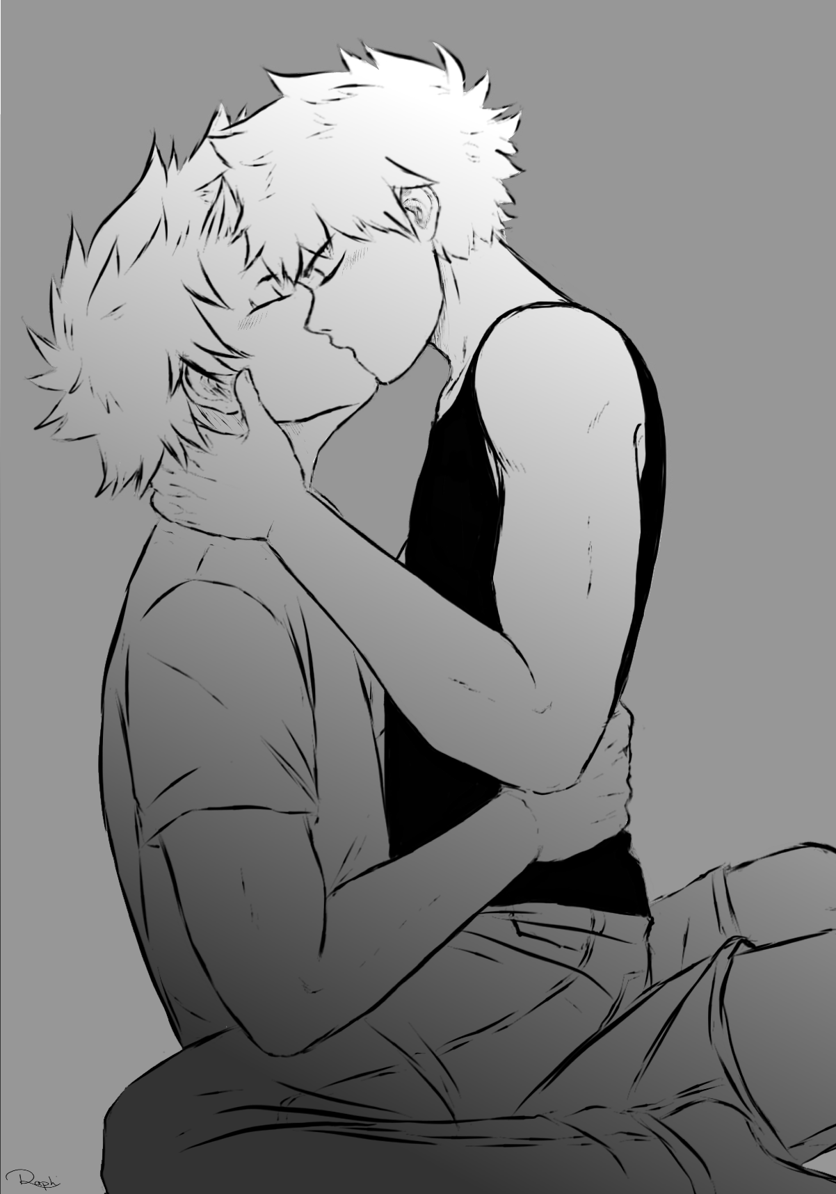 raphodraws:Woke up at 5am and couldn’t fall back asleep so I doodled to pass the
