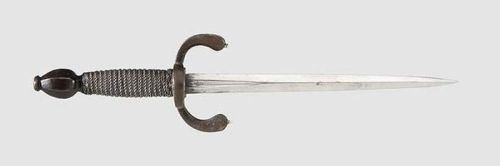 art-of-swords:  Youth’s Rapier and Dagger Set Dated: circa 1600 Culture: Saxon Measurements: [ sword ] overall length 74 cm; [ dagger ] overall length 26 cm The rapier features a double-edged thrusting blade of flattened hexagonal section and fullers