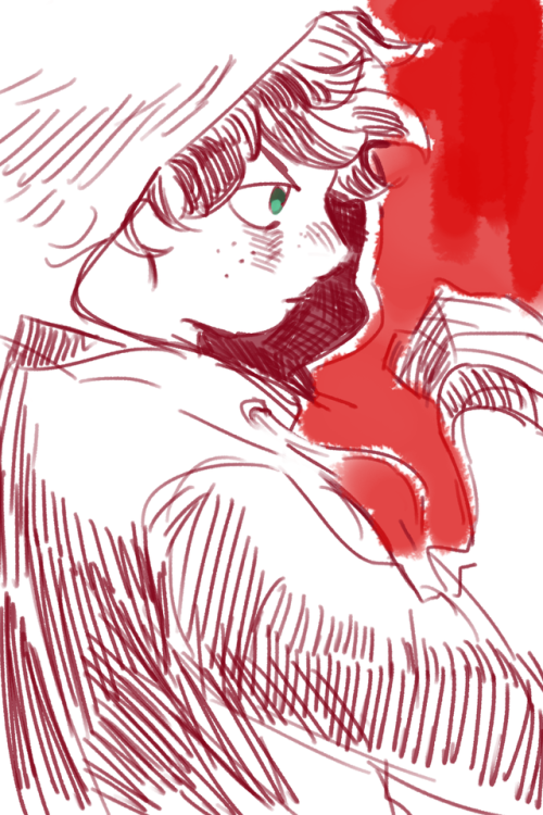 Thinking about Midoriya in a hoodie