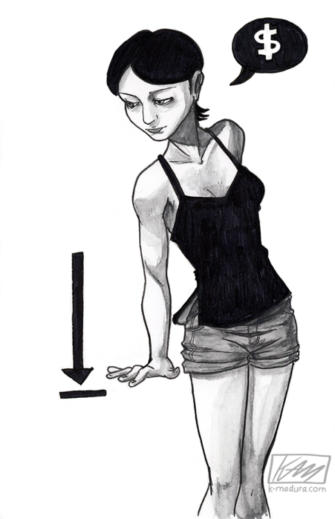 First time using water soluble graphite (Derwent). I liked it using it, but I also don’t like 