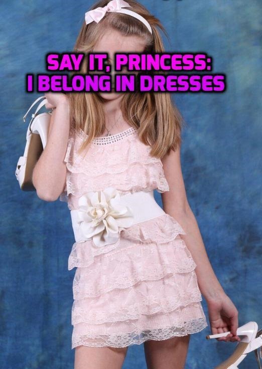 leonagirlygirl:  sissy-love-french:   “Dis-le, princesse:je vous appartiens en
