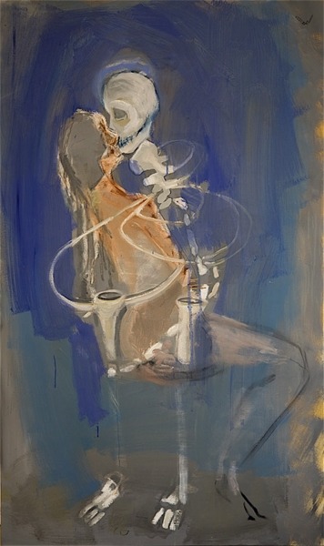 darksilenceinsuburbia:  Maia Ibar. Having Sex With Your Own. Oil on canvas, 60 x 36”.