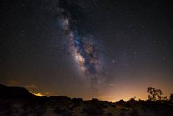 just&ndash;space:  Milky Way over Joshua Tree, by Luan Baruti  js