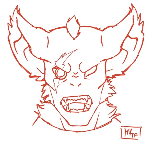 myta-art:Angry Sendak sketch