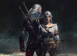 ciriofkaermorhen:  Geralt and Ciri.