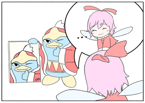 lililyflow:A fun comic on Kirby the Crystal Shards with Ribbon!