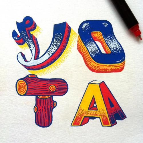 Lettering By @dsierra 
