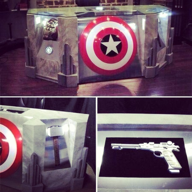 My future desk&hellip;? #capitanamerica #Marvel #comics #desk #table #shield