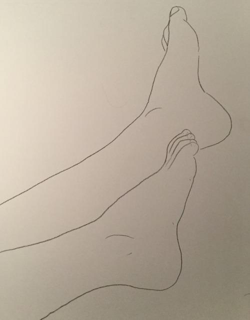 peterbridgstock:  Study of feet Pete Bridgstock 2018